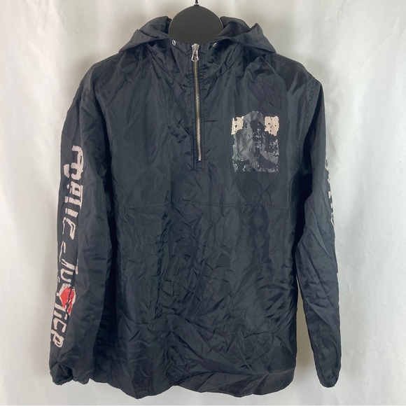 DISTRESSED Poetic Justice Tupac Hoodie 171 - Picture 5 of 9